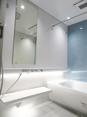 TOTO シンラ オーバーヘッドシャワーで全身爽快! TOTO シンラ オーバーヘッドシャワーで全身爽快!